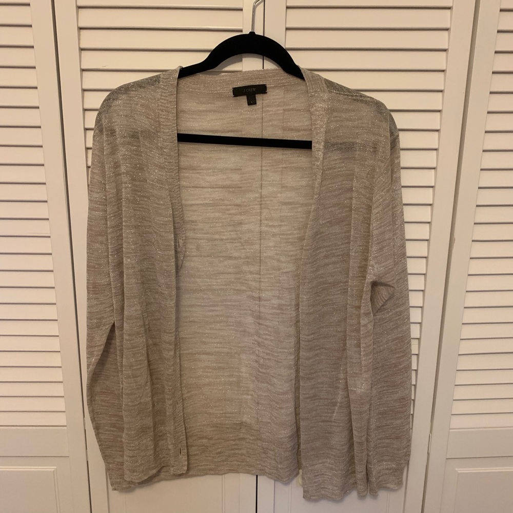 J Crew gold sweater